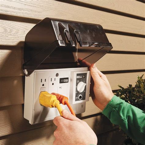 how to open electrical plug in box outside|waterproof electrical boxes for outdoors.